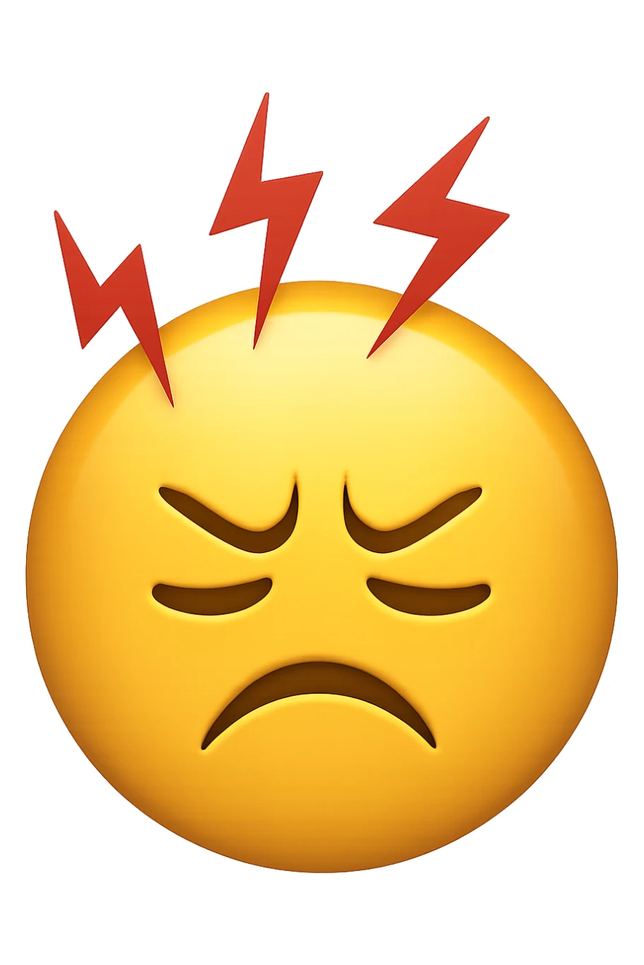 forte mal di testa emoji stile iphone sticker