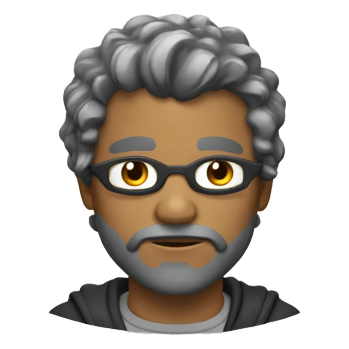 Un chauve qui se lave les cheveux  sticker