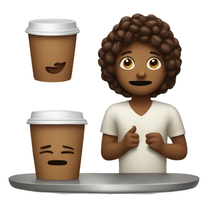 Coffee mood sticker
