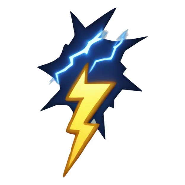 lightning based on the staff sticker