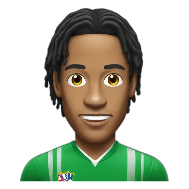 ronaldinho realistic football player sticker
