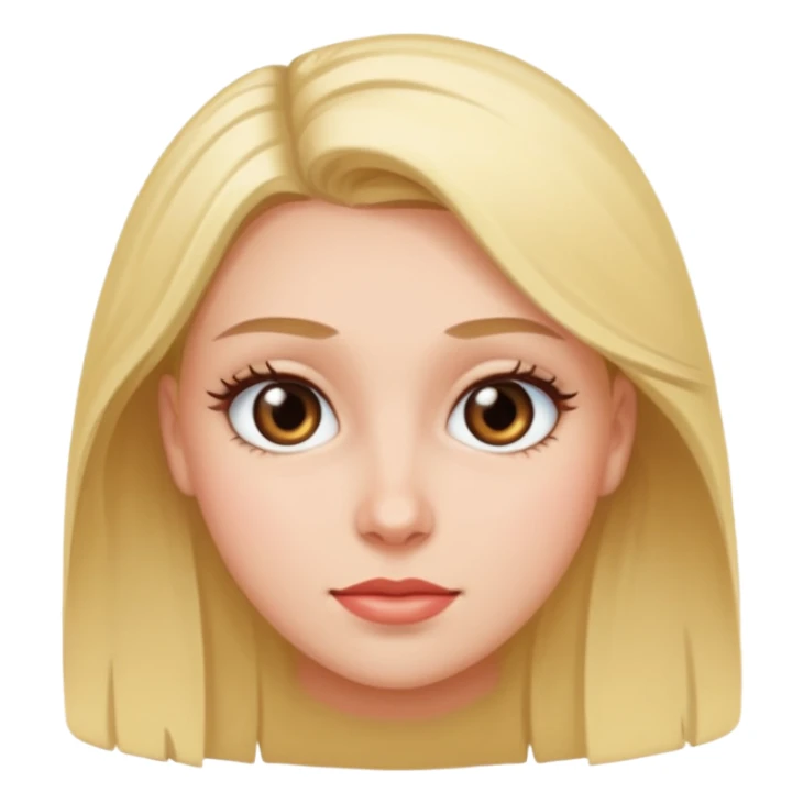 Pretty female rolling eyes sticker