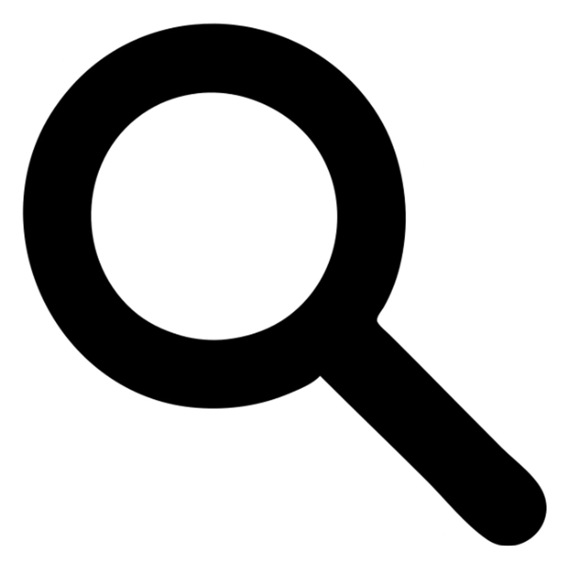 a search magnifying glass icon for website sticker