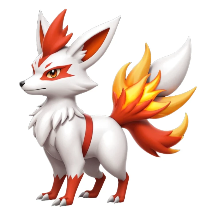 Braixen-Combusken-Zangoose-Blaziken-fusion sticker