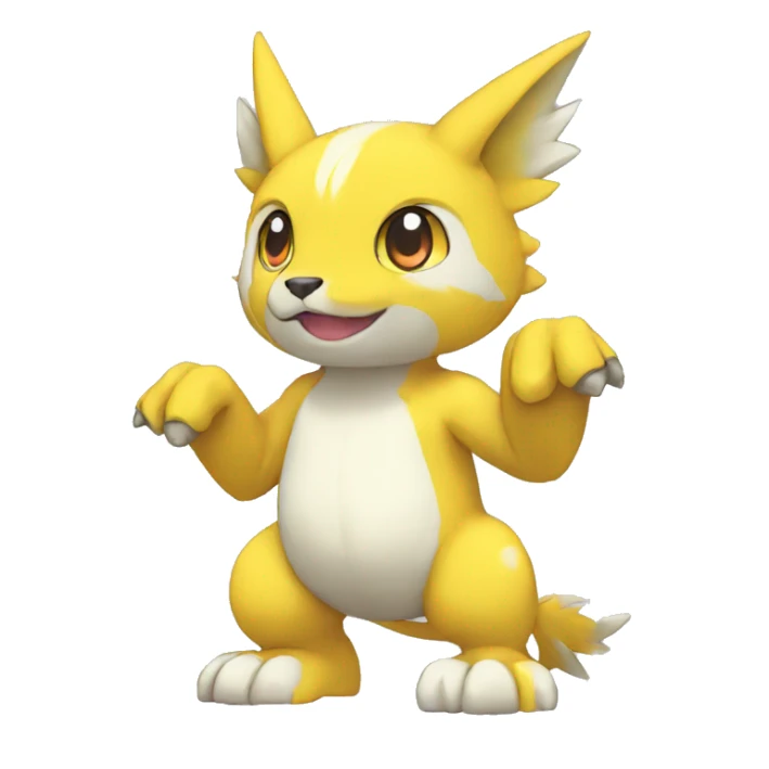 cute cool Digimon-Fakemon-animal full body sticker