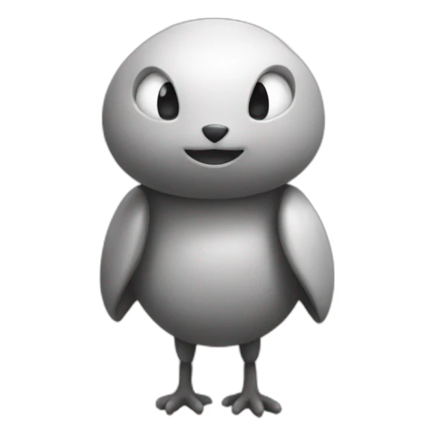 lonely pokemon in monochrome sticker