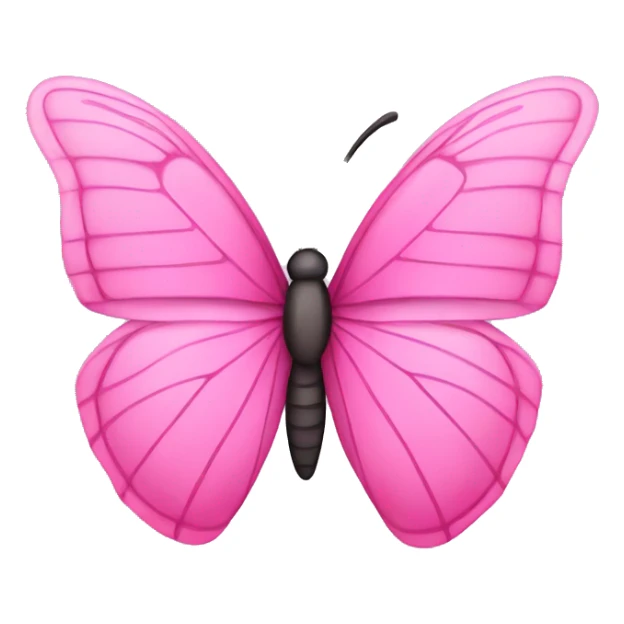 pink butterfly sticker