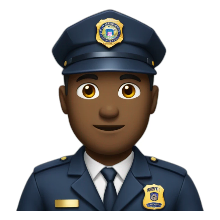 man in FBI uniform and FBI cap sticker