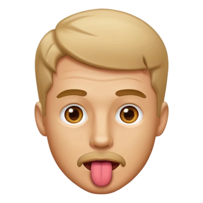 A white man licking a womans inbetween her legs sticker