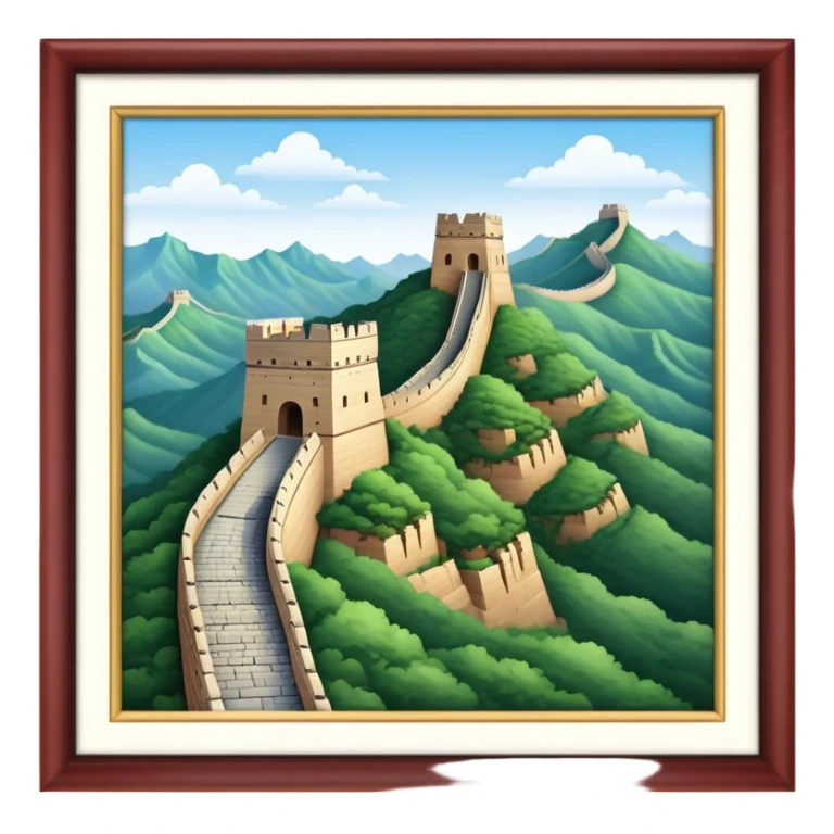 great wall of china sticker