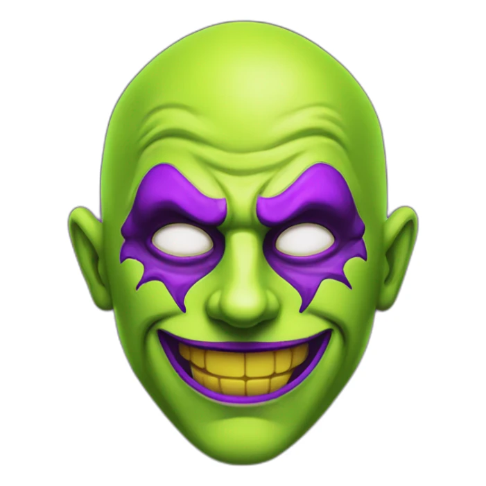 lemon-green-and-purple-neon-joker sticker