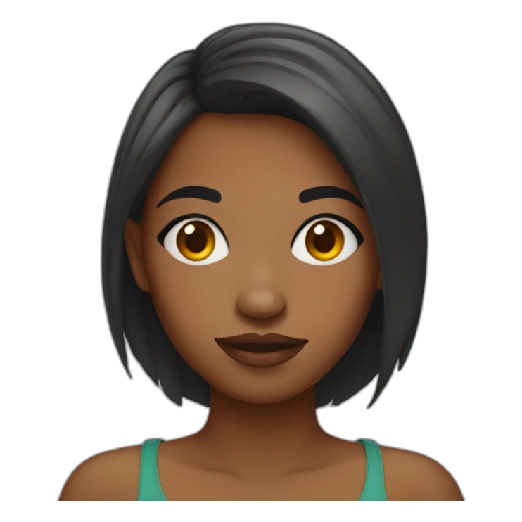 South African girl sticker