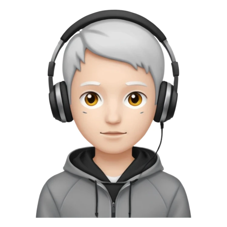 But with the same instructions, with deportive hoodie and headphones, and skin white sticker