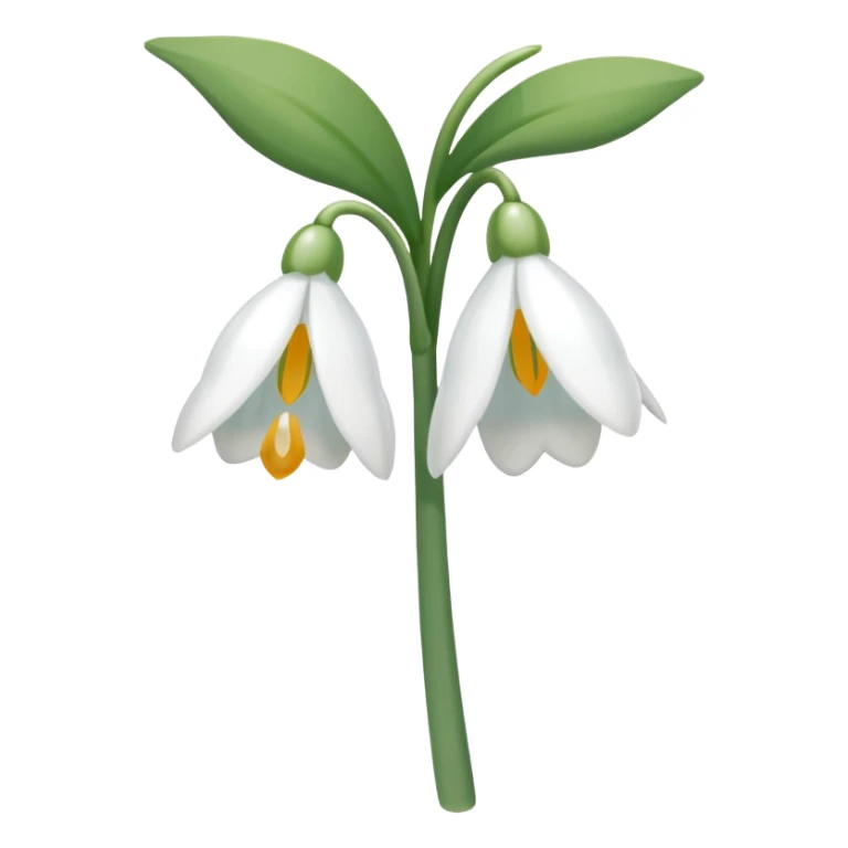 snowdrop emoji sticker