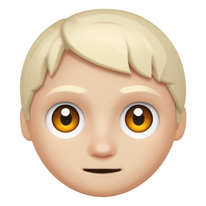 add the standard roblox eyes without any glow or smth sticker