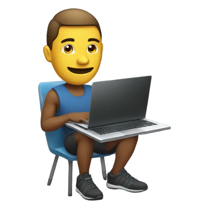 cybersportsman with laptop sticker