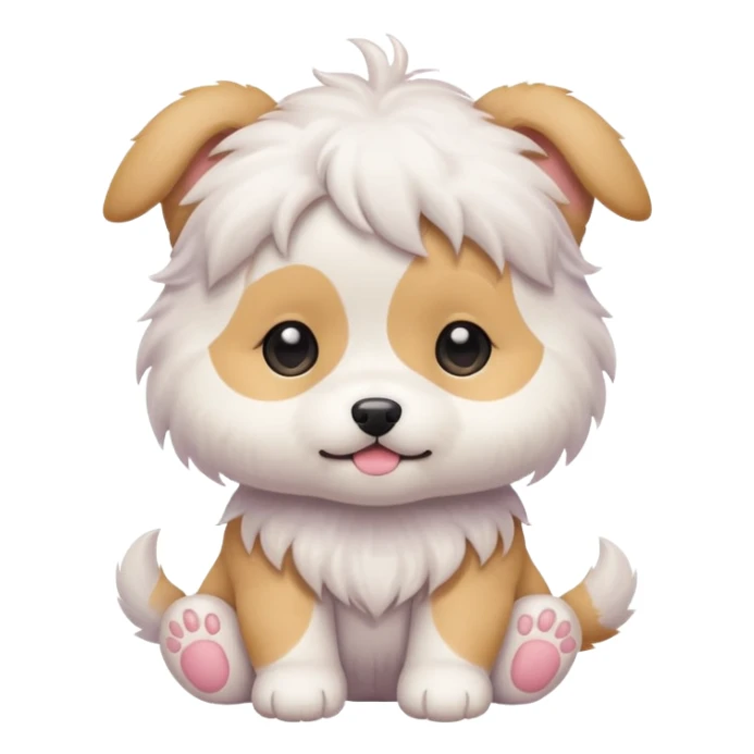 Pastel chibi cute baby doggy  sticker