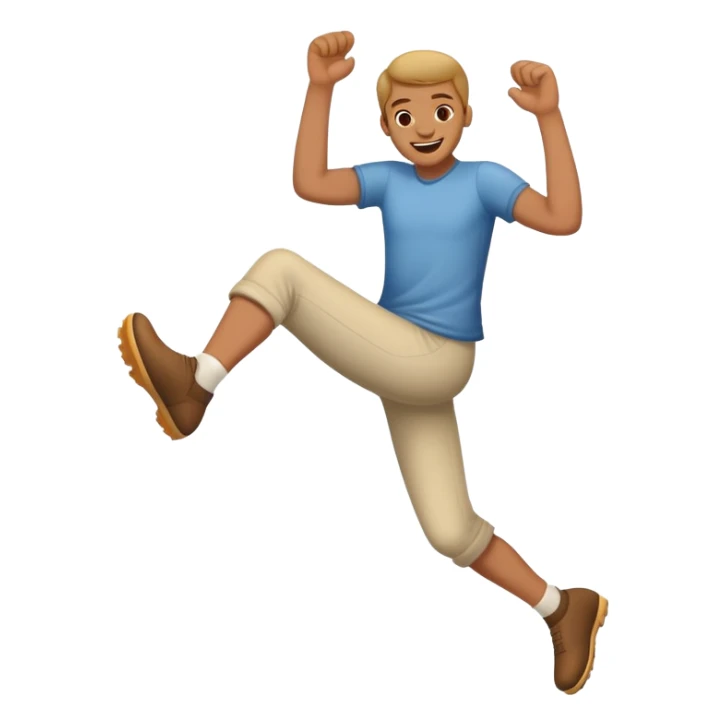 giggling and kicking your feet sticker