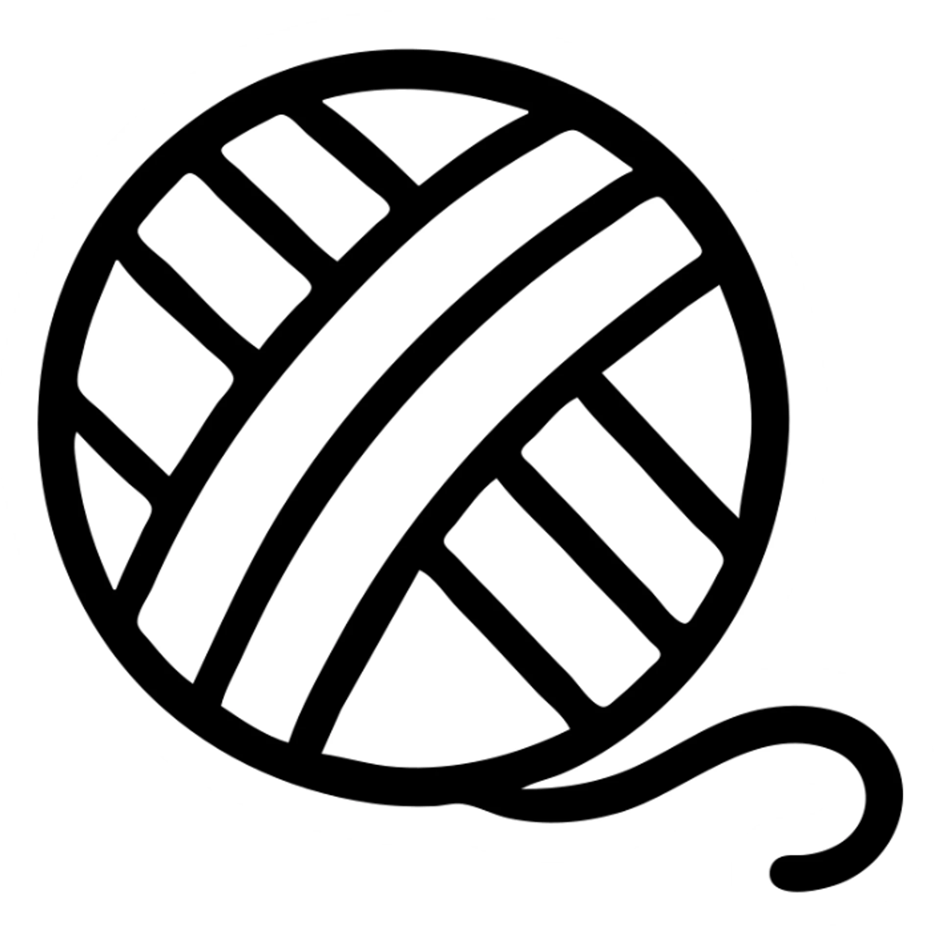 клубок минимализм sticker