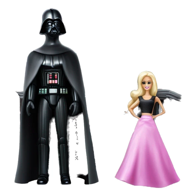Darth Vader and Barbie’s very dusty old disturbing disgusting ghostly haunted horror dream house mansion  sticker