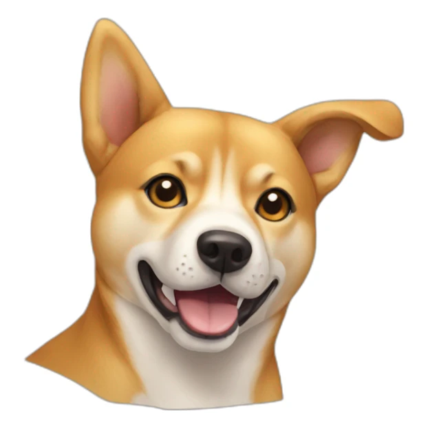 golden beagle shiba inu mix sticker