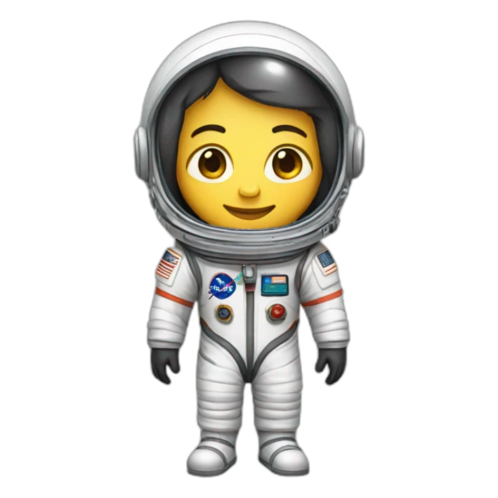 chinese astronaut, full body sticker