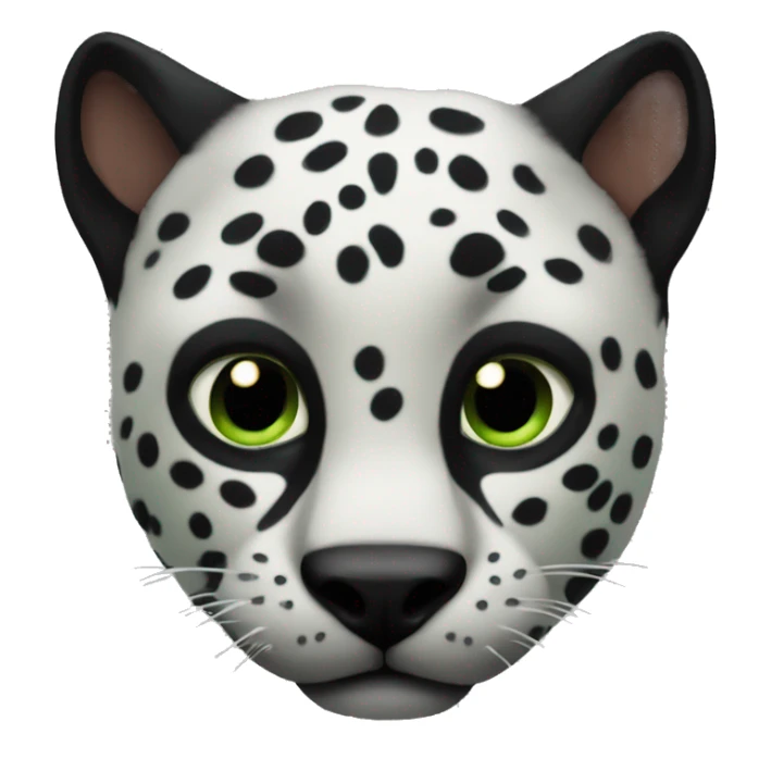 Animal pantera negra con ojos verdes sticker