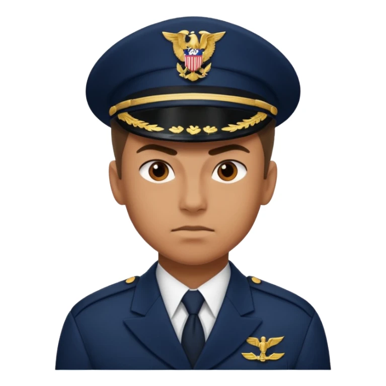 a powerful fighter of the navy sticker