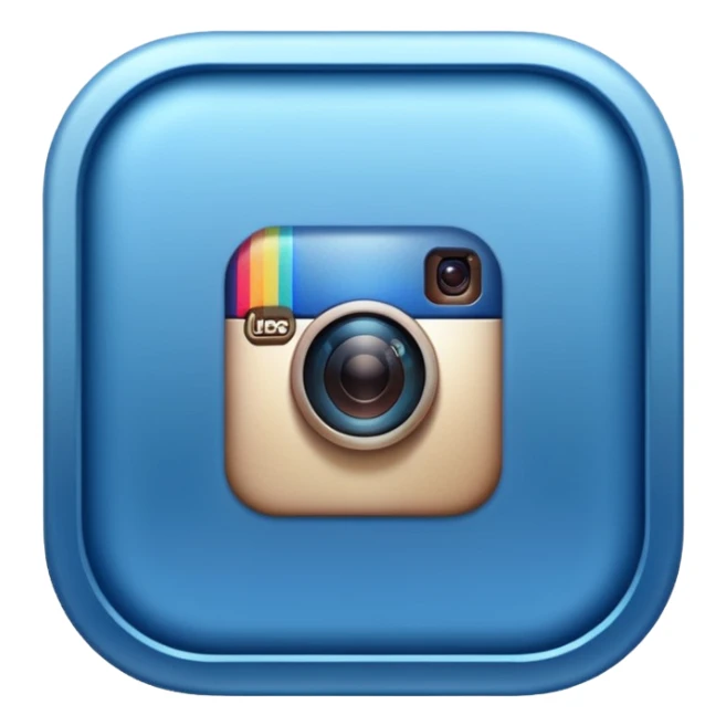 Blue tick of instagram sticker