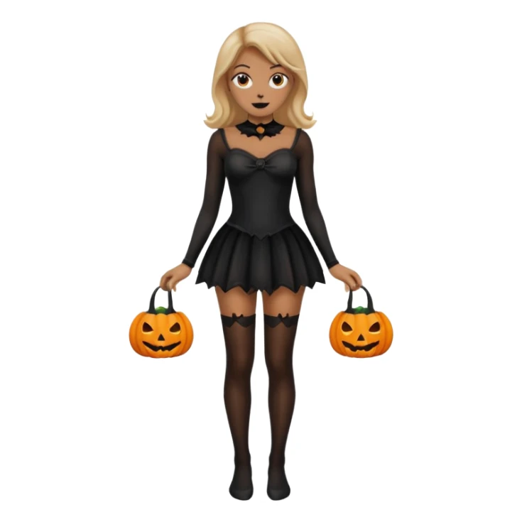 Pantyhose Helloween sticker