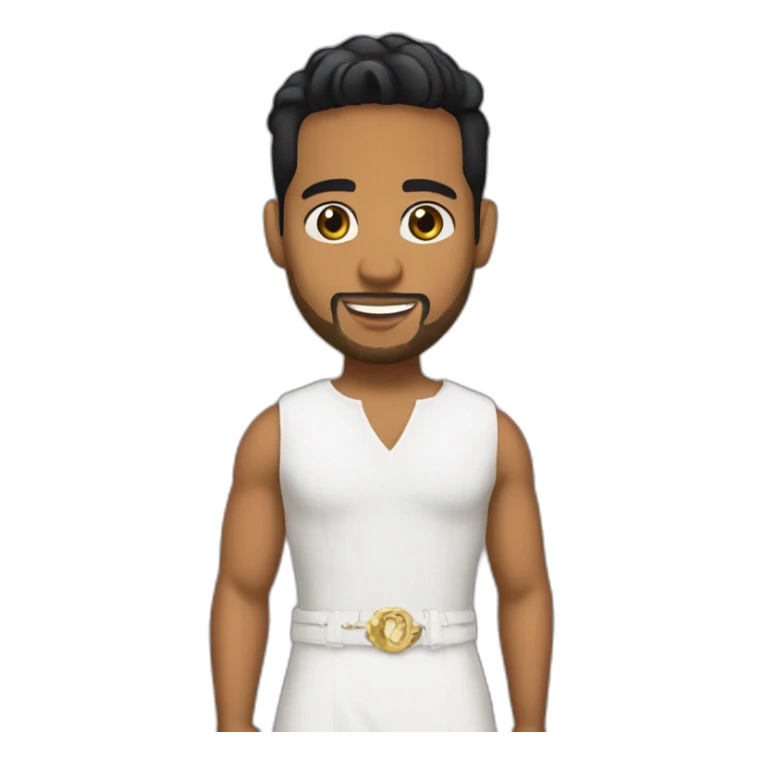 Romeo santos with a short dress sticker
