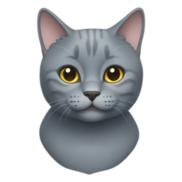 British blue cat sticker