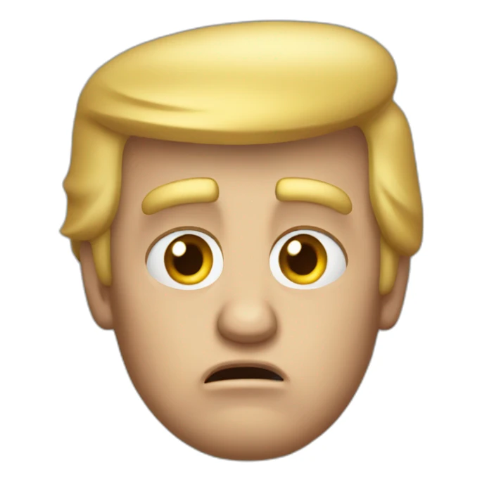 Donald Trump disgusted sticker