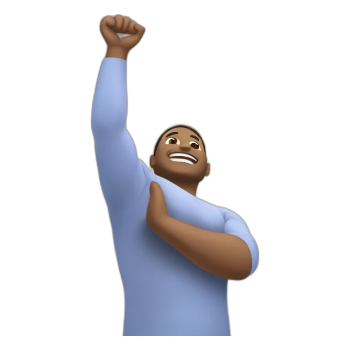 thanks the sky with the arms open sticker