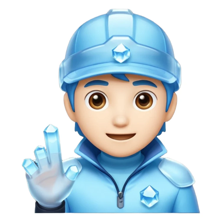 emoji Boboiboy ice sticker