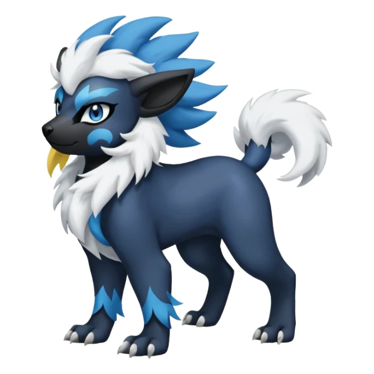 Luxio-Absol-Luxray-fusion (full body) sticker