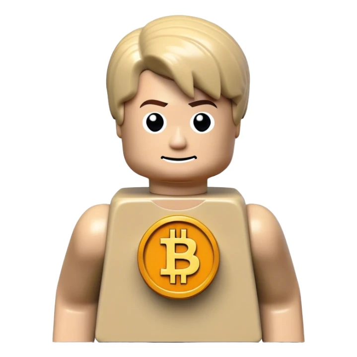 lego homme hackeur bitcoin sticker