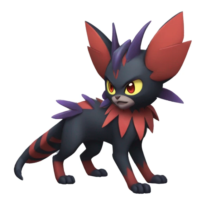 Noivern-Litten-Zorua full body sticker