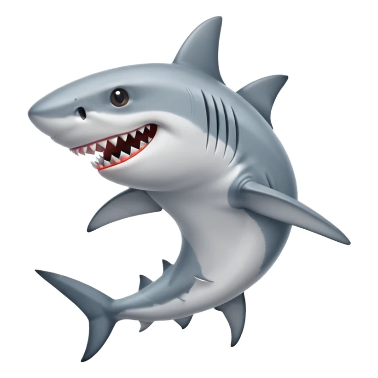 Un tiburón con zapatos  sticker