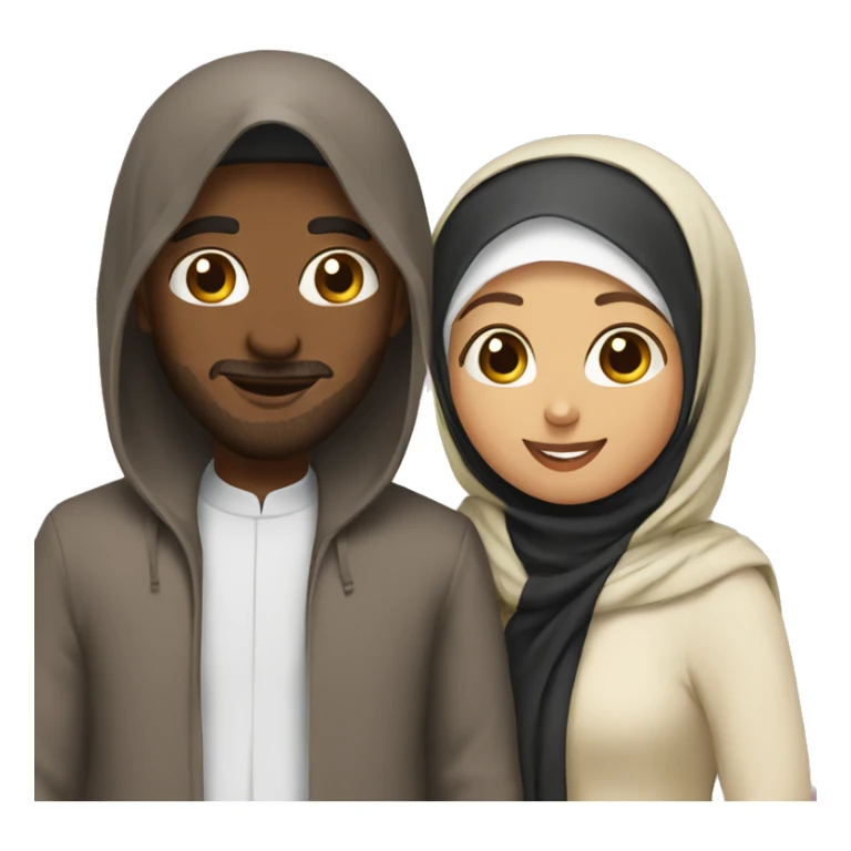 Christian and Muslim besties sticker