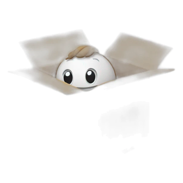 Video icons fly out of a Cardboard box sticker