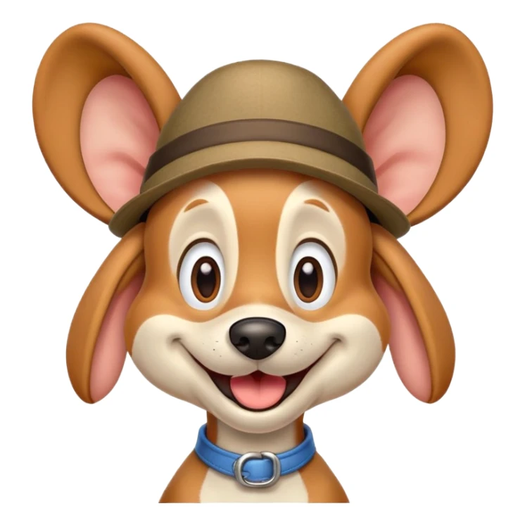 goofy dog character from Disney sticker