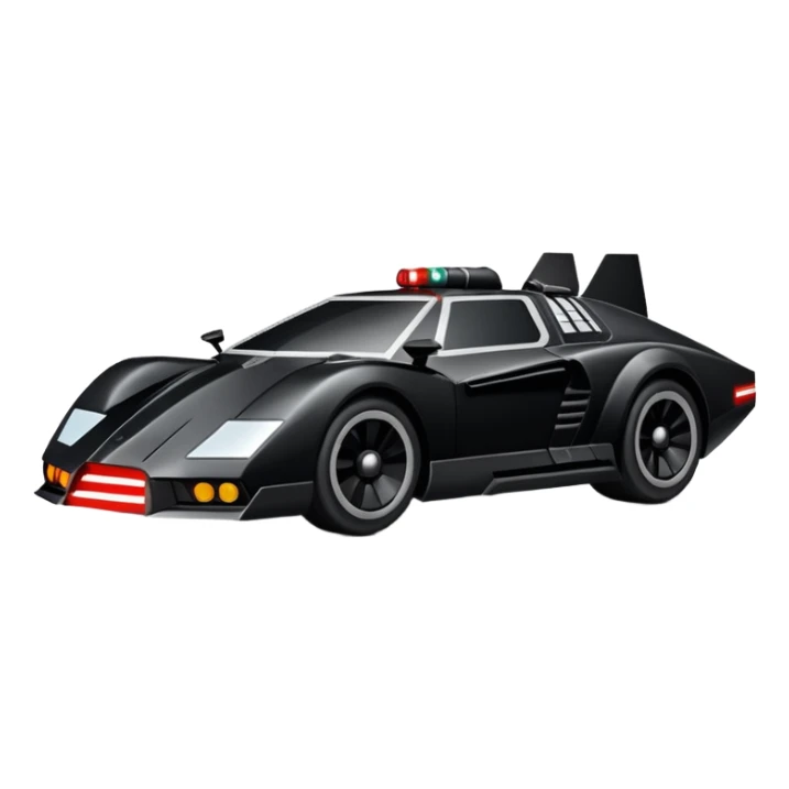 Haunted Darth Vader’s stealth race car with bright white headlights and light saber bumpers  sticker