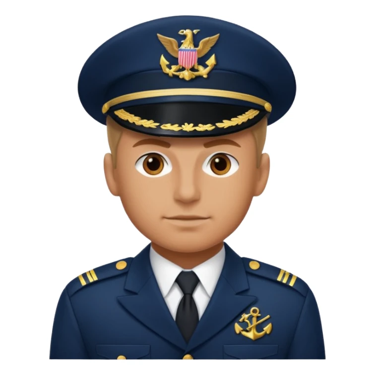 a pumped-up fighter of the navy sticker