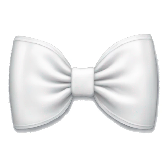 white bow sticker
