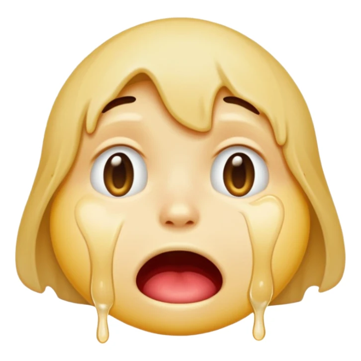 can you make a braindead emoji thats drooling and stuff sticker