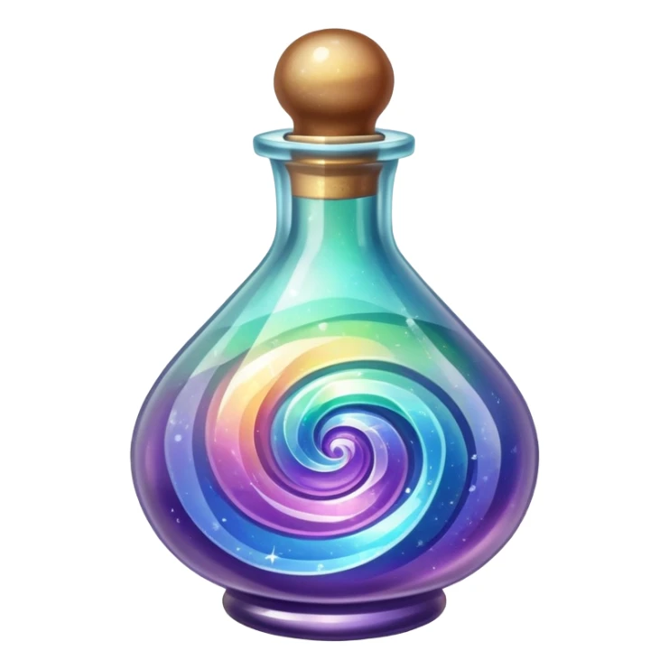 Crystal potion sticker