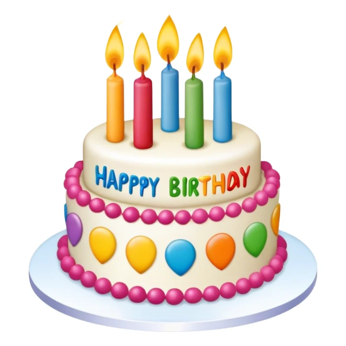 Happy Birthday Bob Birthday Cake sticker