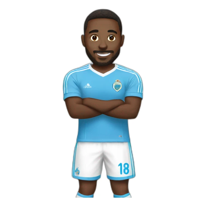 Joueur de Marseille équipe de foot sticker