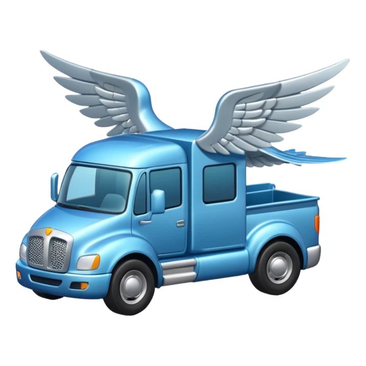 Truck that can fly sticker